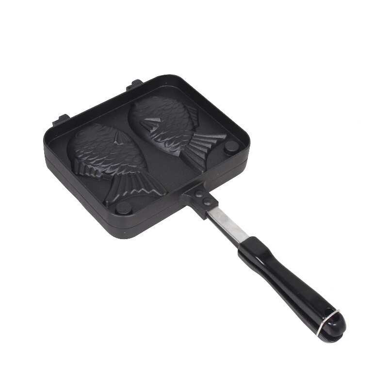 Gaufrier japonais en forme de poisson, ustensile de cuisson, Double poêle à crêpes, en acier inoxydable, outils de pâtisserie maison