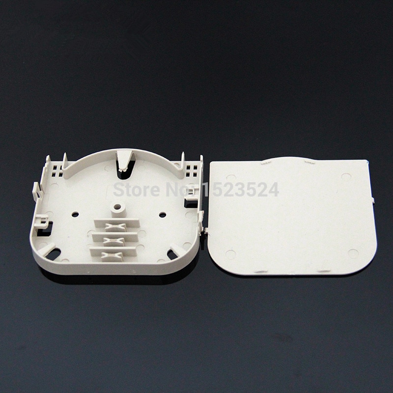20pcs/lot 4 Core ABS Plastic Plate Terminal Box Plate Fiber Optic Splice Tray Fiber Optic 4 Port Fiber Optic Splicing Tray
