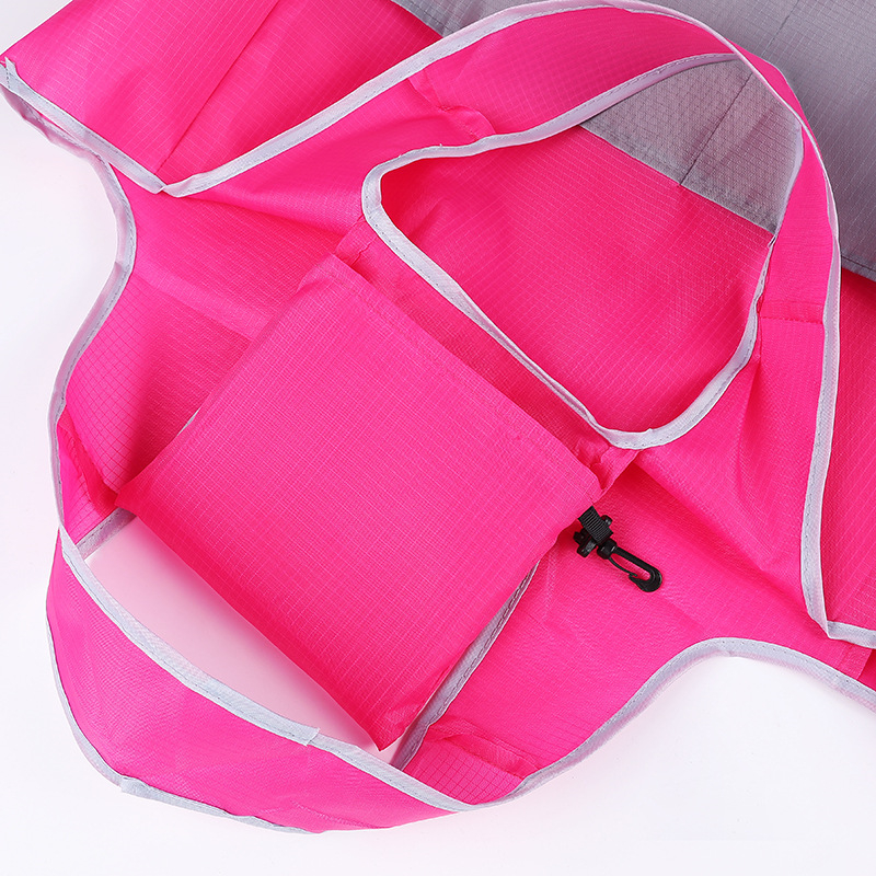 Big Folding Shopping Bag Large Capacity Portable Reusable Waterproof Grocery Shoulder Handbags for Travel