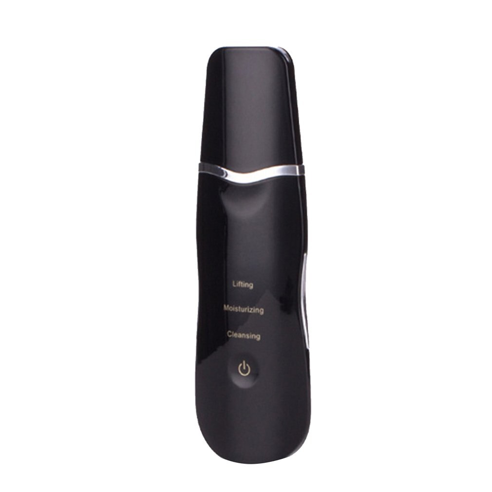 Introductie van ultrasoon schepmachine, schoonheidsinstrument, mee-eterreiniging, elektrische massageschep: Zwart