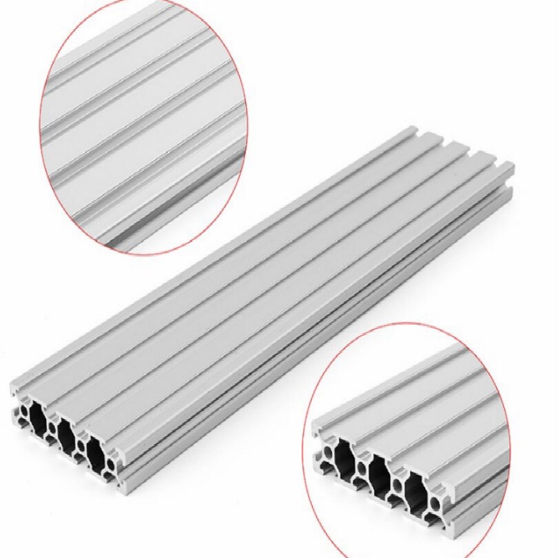 cnc profile T-slot 2080 t slot aluminum profile for cnc length 30CM 35CM 50CM wide 8CM thickness 2CM