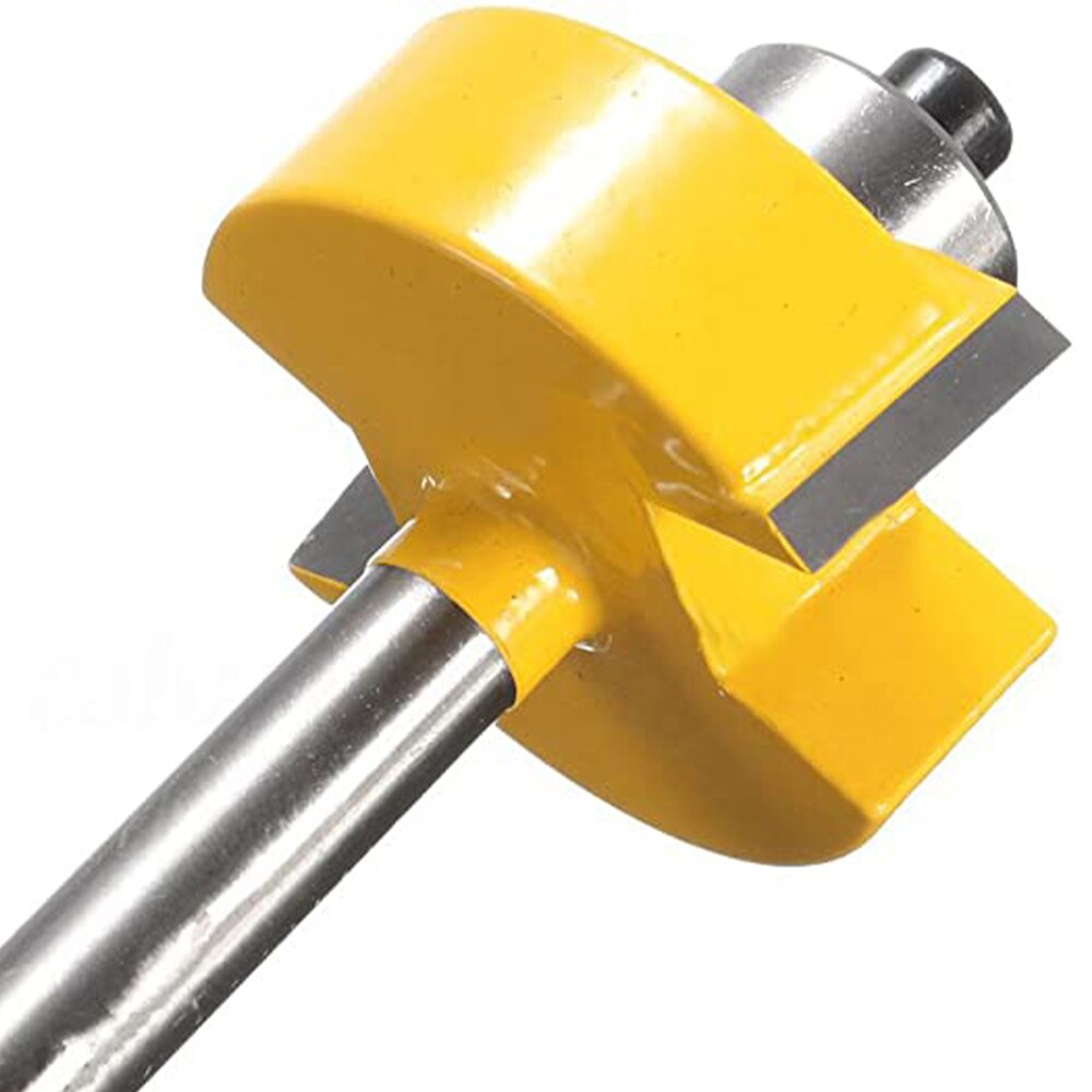 1/4 "Inch Schacht 1-3/8" Hoogte Multi Rabbet Router Bit Set (6 Lagers Meerdere Diepten) verwisselbare En Verstelbare Lager.