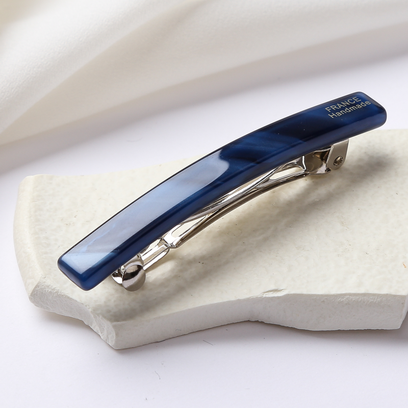 Horquillas finas de 6cm, pinzas para el cabello francesas de primavera para moño, accesorios para el cabello de peluquería azul a la para niñas y mujeres: Rosa
