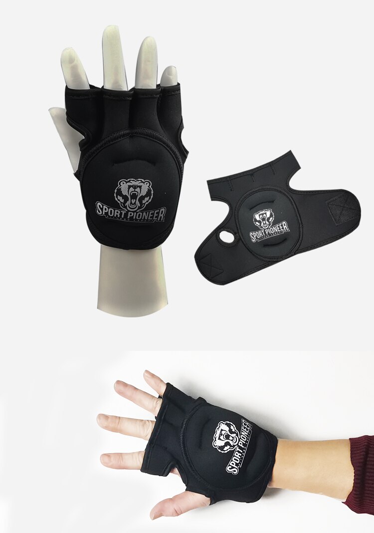 1kg Gewicht Handschuhe Frauen und Männer Fitness Fitnessstudio Sport Körper Gebäude Hand Schutz Handschuhe