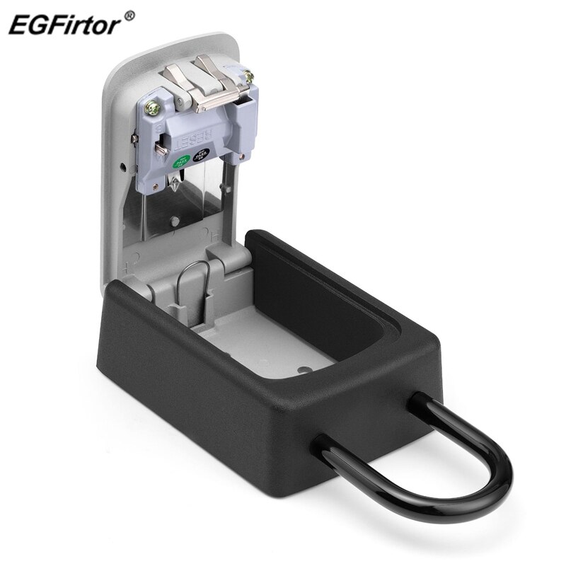Smart Key Box Storage Password Padlock Security Home Outdoor Waterproof Smart Padlock For Keys
