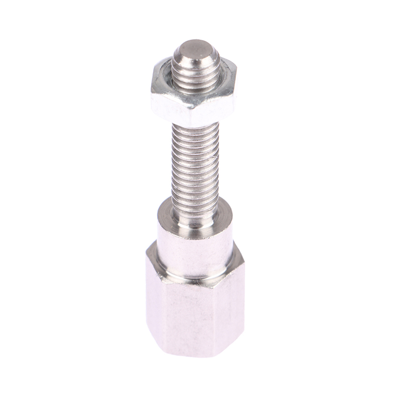 Motocicleta Scooter Adaptador Espelho Traseiro, Rosca Alongar e Aumentar Parafusos, 6mm a 8mm