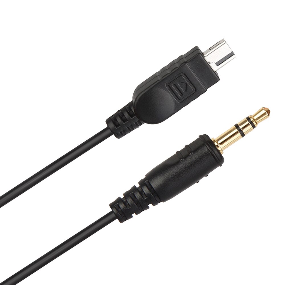 Disparador con Control remoto negro, adaptador de cámara, Cable de conexión, enchufe de Metal para estudio fotográfico, disparador DSLR para Nikon D5200
