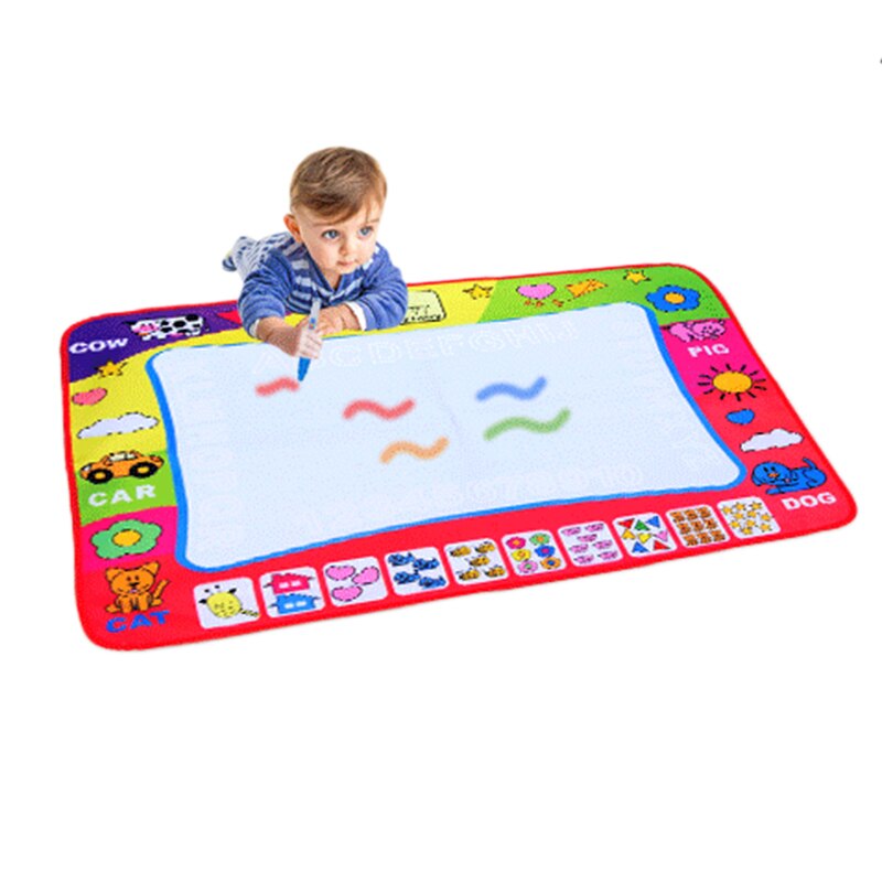 80 x 60cm wasserzeichenspielzeug, mal- und schreibmatte, 2 stifte, kritzelmatte, wasserleinwand