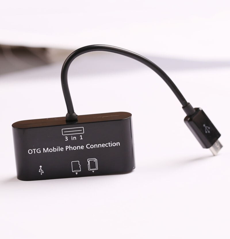 Micro USB OTG Micro SD SDHC TF lector de tarjeta USB OTG USB 2,0 para Samsung Galaxy S7 S6 borde S5 S4 S3 S2 Nota 5 4 3 2 teléfonos Android