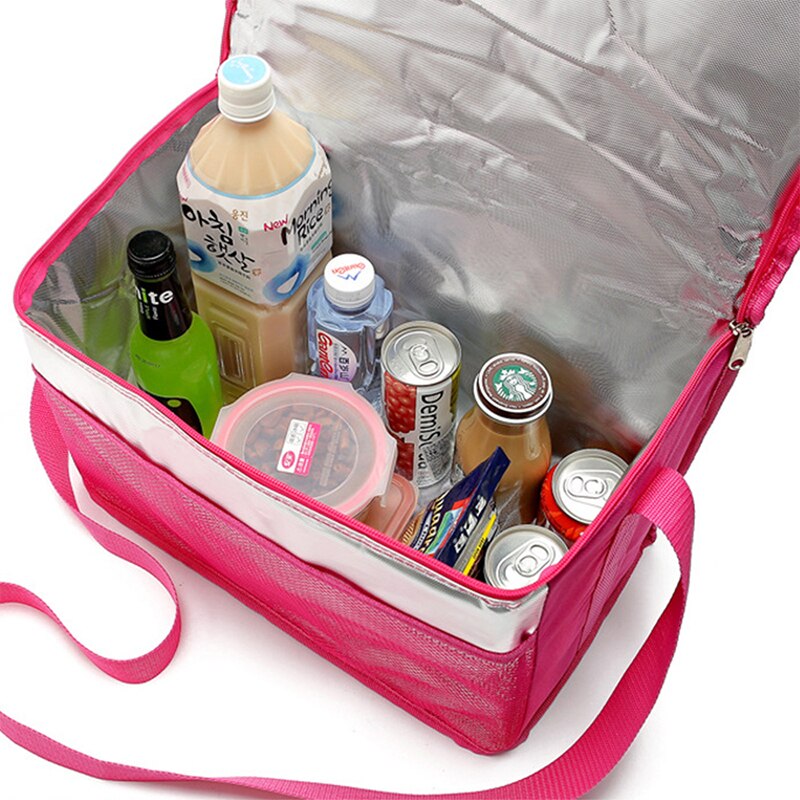 SANNE 21L Flamingo Diagonale spreizen Isolierte Thermische Tasche Große Kapazität Eis Beutel Picknick Kühltasche Mit Seite Tasche Mittagessen Kasten