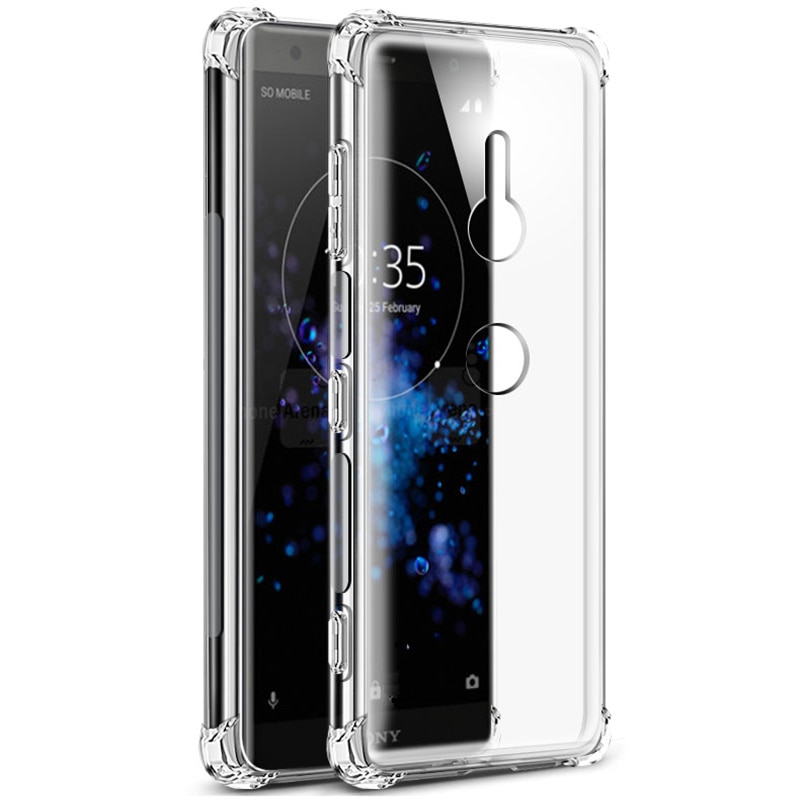 Air Cushion Case For Sony Xperia L1 L2 L3 X Performance Compact XZ XZS Premium XZ1 XZ2 XZ3 XZ4 Compact Case TPU Bumper Cover