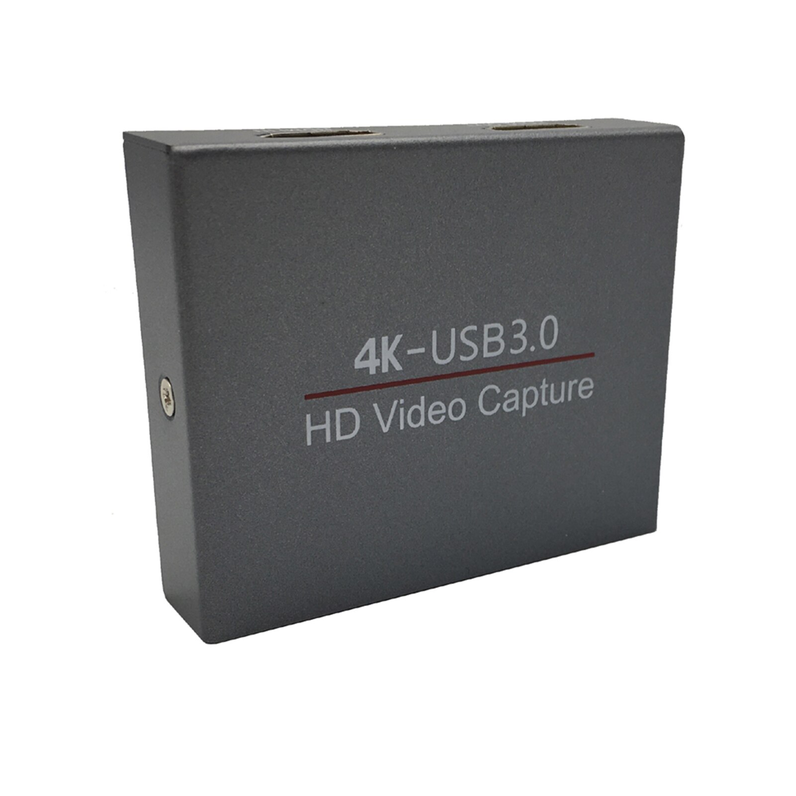 4K HD Game Video Capture Card 1080P 60FPS USB3.0 Video Capture Recorder Device with MIC IN Audio Out Metal Body Plug and Play