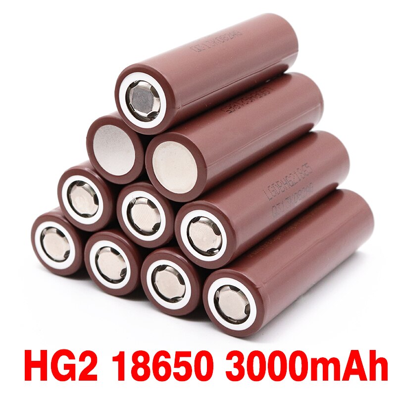 Type 100% Original NCR18650B 3.6 v 3000mah HG2 18650 20A Lithium Rechargeable Battery For Flashlight batteries