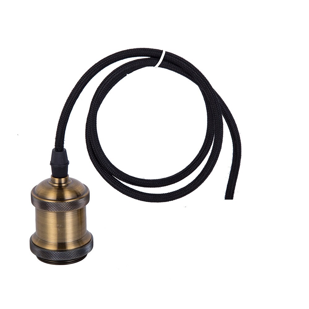 Aluminium Licht Socket Industriële Fittings Lamphouder Armatuur Lampvoet Met Zes Kleur E26 E27 Lamp Basis: Gold Copper