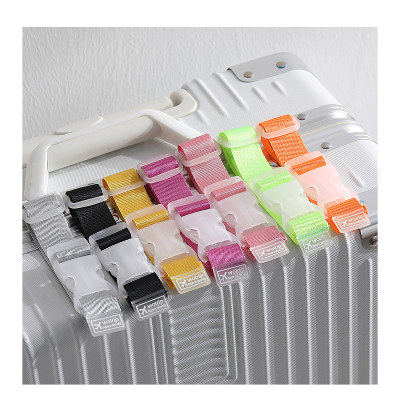 1Pc 27X2.5Cm Verstelbare Nylon Bagageriemen Reisaccessoires Opknoping Gesp Riemen Koffer Tas Riemen Slot Haken