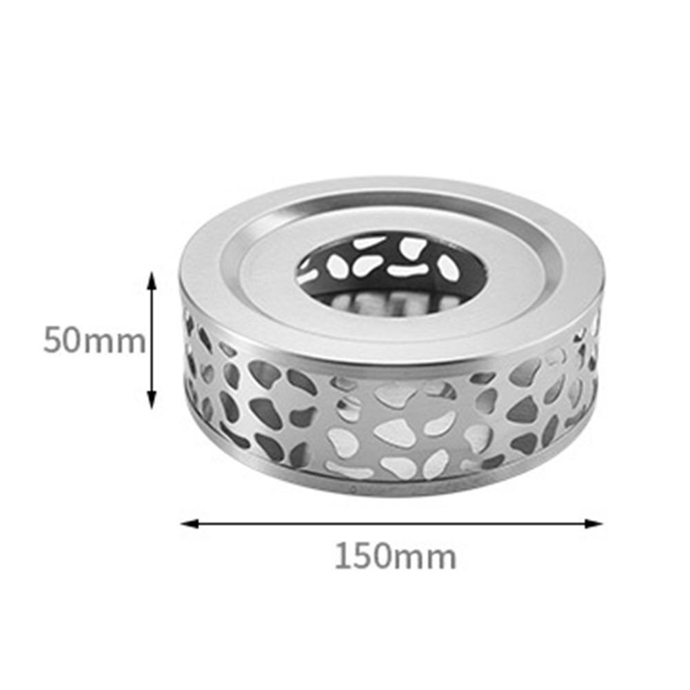 Staal Thee Warmer Thee Theepot Houder Warmer Ronde Kaars Base Heater Koffie Melk Kaars Verwarming Base Houder Theewaar