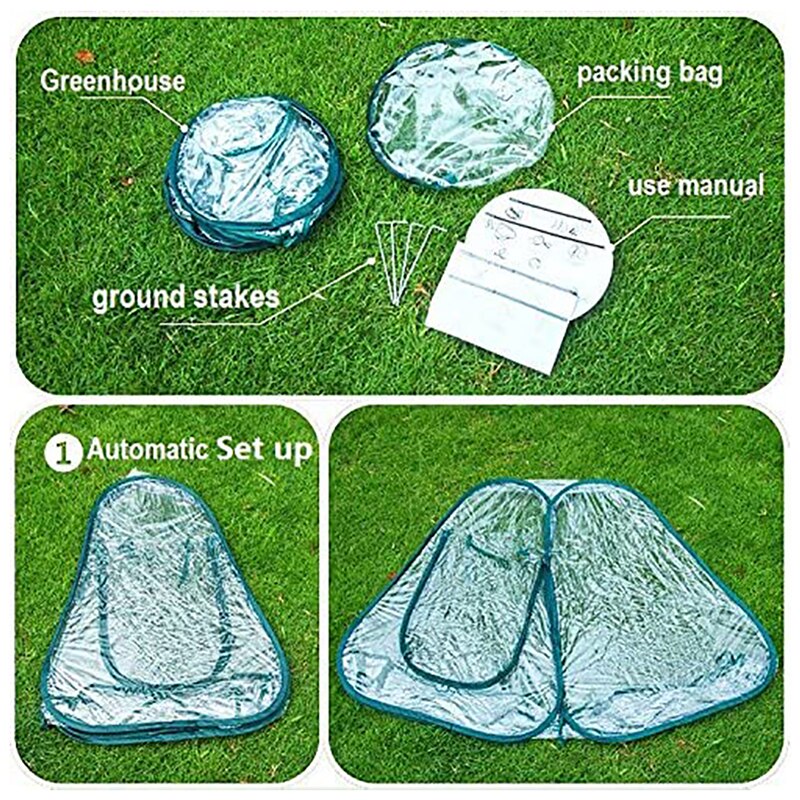 mini składana szklarnia robić domu ogród mały kryty odkryty ogrodnictwo pokrywa podwórko kwiat schronienie namiot narzędzia akcesoria