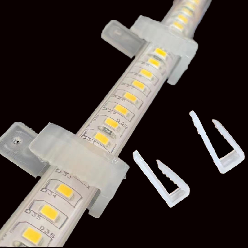 LED-Streifen Stecker Fix Clips Befestigungs elemente Zauberstab leuchte Halfter zur Befestigung 220V Kolben Neonlicht Schnalle Beleuchtung Zubehör