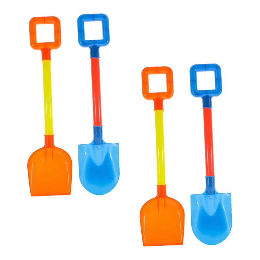 8pcs Sand Shovels Children Sand Shovels Long Handle Shovels