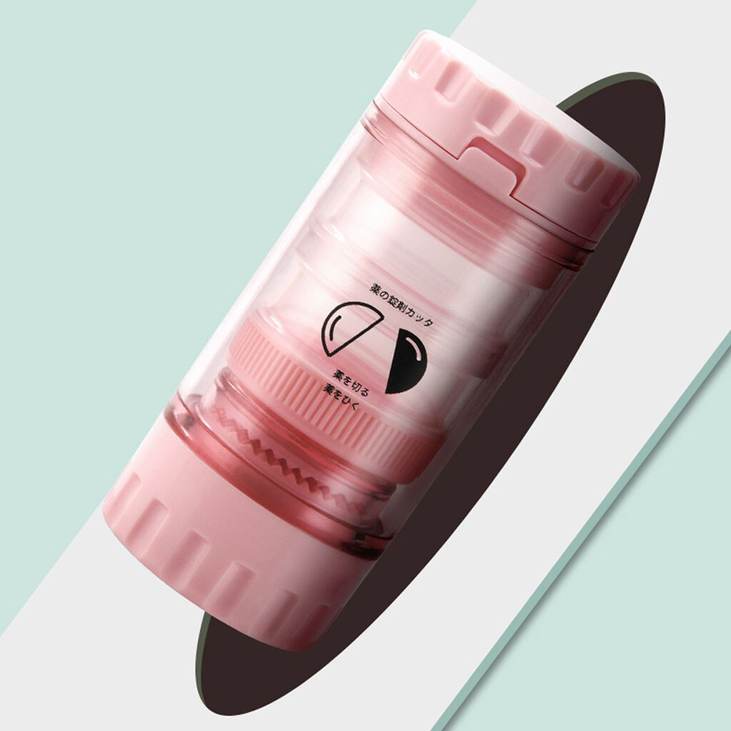 Pills Medicine Crusher Grinder Splitter Tablet Divider Cutter Storage Box Case Storage Case Pill Box Cutting Tablets Boxes