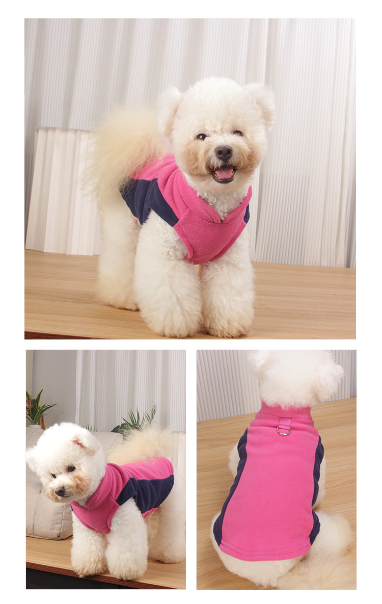 Gilet polaire pour chien, pull , veste polaire pour chien, vêtements d'hiver pour petits et moyens chiens, manteau par temps froid, vêtements pour animaux de compagnie