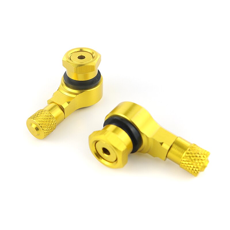 Pour Yamaha Tmax 500 Tmax 530 traceur 900 MT07 MT-07 FJR 1300 v-max moto pneu Valve tiges Tubeless vannes 11.3mm 2 pièces: gold