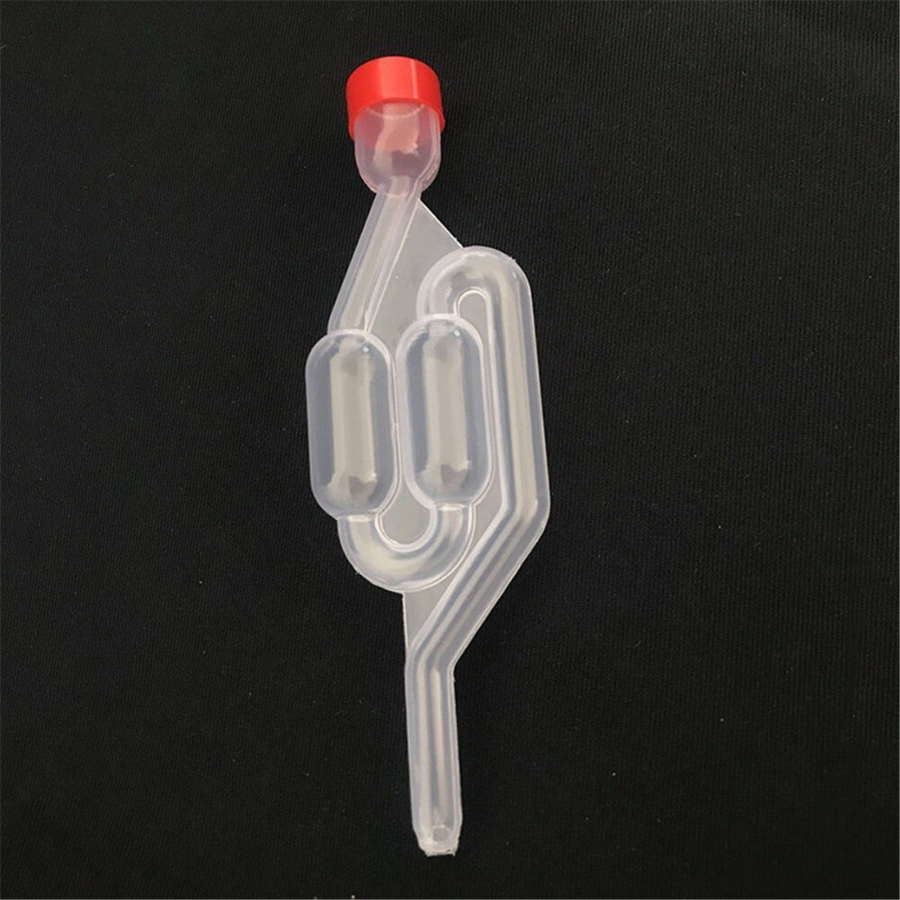 Plastique maison brassage vin fermentation airlock vin air serrure bulle oeillet homebrew valve échappement barware barre ensembles outils