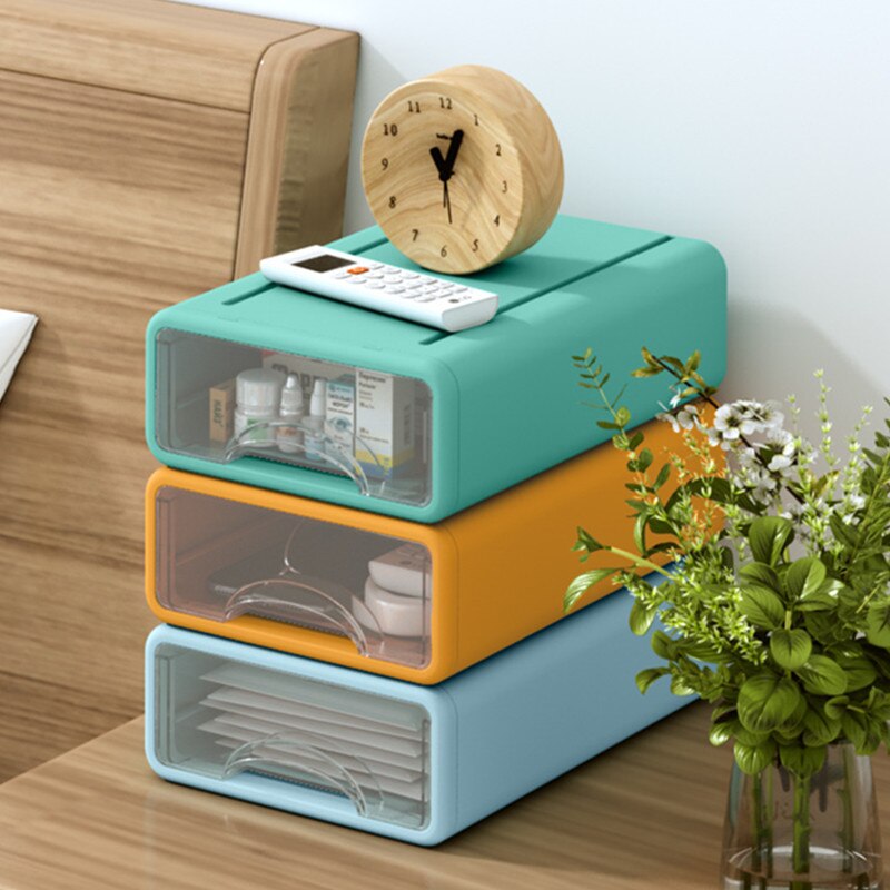 Desktop Drawer Organizer Storage Box Mini Cosmetic Makeup Organizing Container Plastic Jewelry Storage Case Sundries Organizer