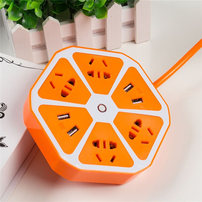 High Smart Extension cord Socket USB Socket Multi bit hole Power eu electrical Outlets Plug Overload Protection Safety