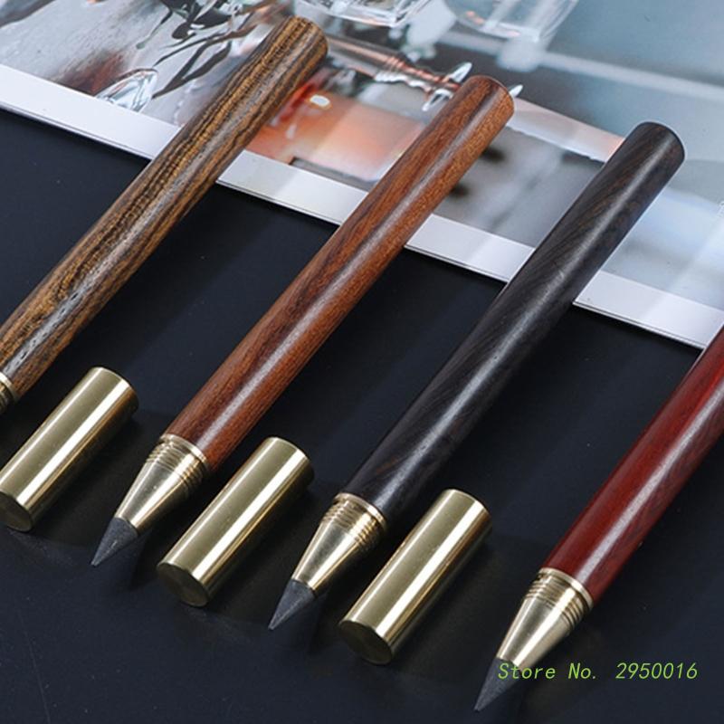 Lápices de tinta sin tinta, lápiz eterno de escritura ilimitada, escritura suave, bolígrafo sin tinta de Metal, papelería escolar de oficina