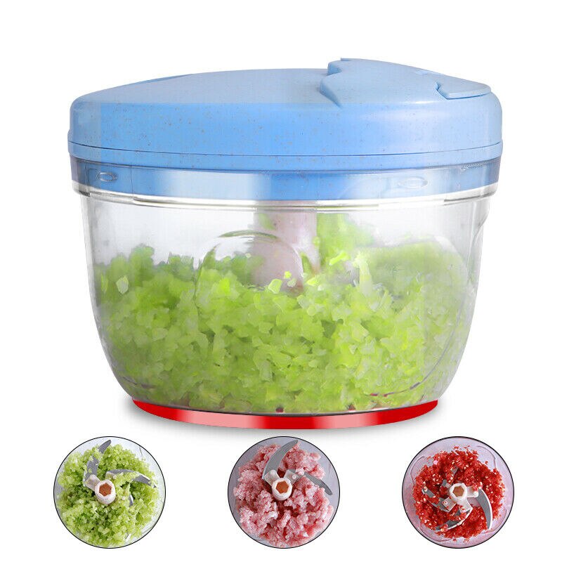 Groente ui knoflook voedsel snel hakselaar snijder snijder dunschiller dobbelsteen handig