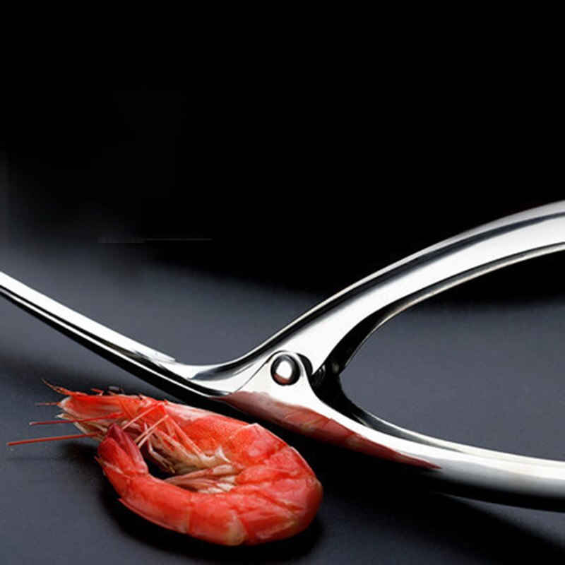 Kitchen 304 Stainless Steel Shrimp Peeler Seafood Shell Peel Deveiner Convenience Shell Remover Gadgets Tools Accessories
