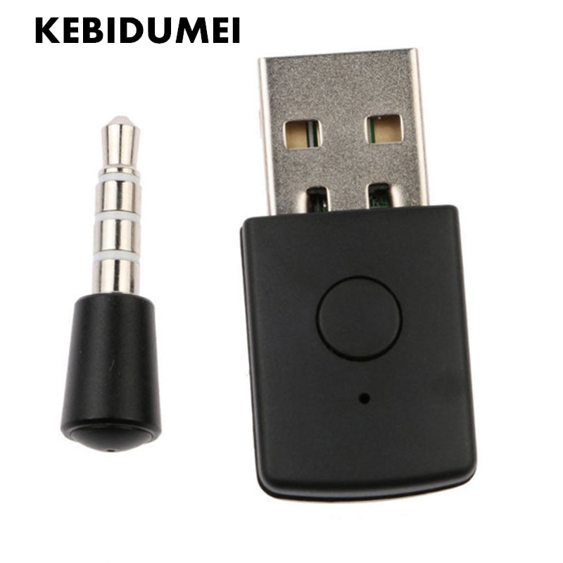 Kebidumei 4.0 Edr Usb Bluetooth 3.5 Mm Bluetooth Dongle Usb Adapter Voor PS4 3.5 Mm Bluetooth Headsets Voor PS4 Stabiele prestaties