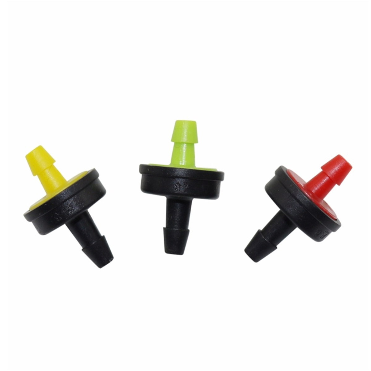 Portata 10/20/30L/H gocciolatore di compensazione della pressione 4/7mm tubo di pulizia automatica regolatore dell'acqua irrigazione del giardino raccordo a goccia