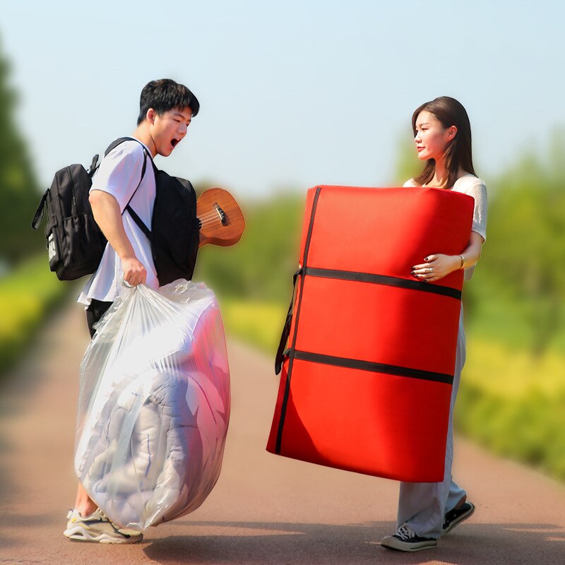 Wasserdichte Tragbare Große Kapazität Decke Tasche robust ziehen um Tasche Oxford Tuch Dicke extra Große Leinwand gewebte Tasche 75*48*28CM
