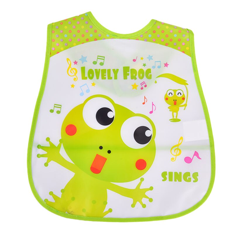 1Pcs Olifant Bib Verstelbare Slabbers Plastic Waterdichte Lunch Feeding Slabbetjes Baby Cartoon Voeden Doek Kinderen Baby Schort: CCY3C0155-E