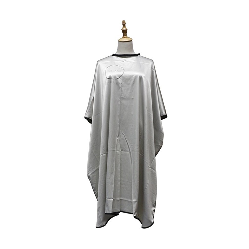Salon cape antistatisch stylist kapper polyester stof waterdicht en ademend cape kappersbenodigdheden: Grijs