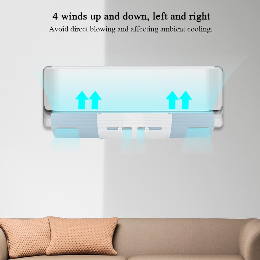Anti-Wind Shield Intrekbare Airconditioner Wind Shield Opknoping Airconditioner Wind Deflector Baffle Outlet Board