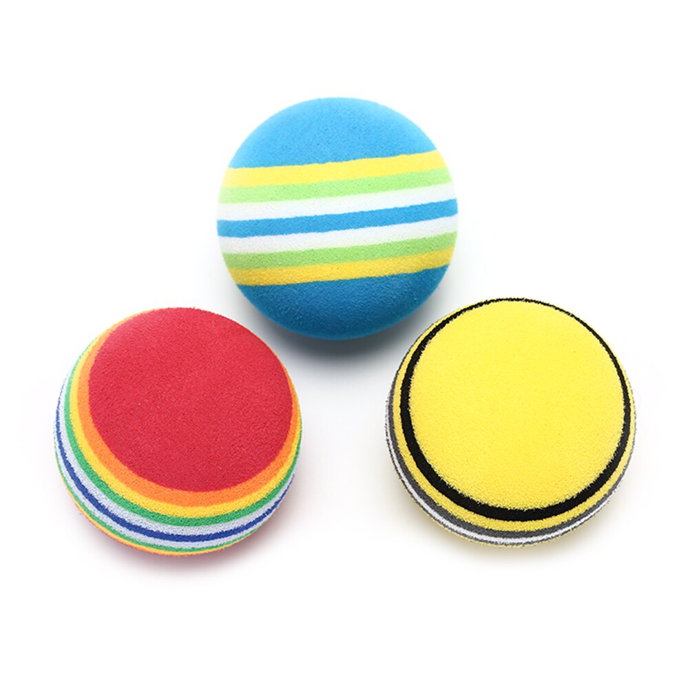 10pcs Golf Sponge Soft Rainbow Balls Golf Swing Training Balls Sponge Foam Golfer/ Tennis Sponge Golf Ball