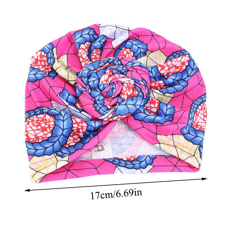 Zomer Baby Tulband Hoeden Meisjes Jongen Kruis Knoop Hoofddoek Mode Print Cap Fotografie Props Beanie Ademend Katoen Kinderen Hoed