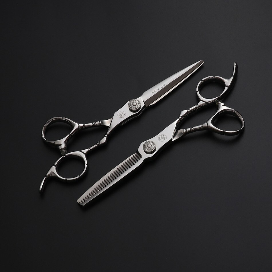 Tijeras japonesas profesionales para cortar el cabello, conjunto de herramientas de peluquería, 6,0 pulgadas