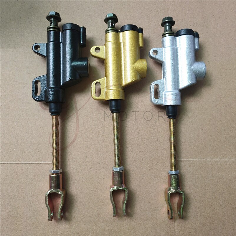 Motorcycle Universal Gold Cylinder Foot Rear Brake Upper Pump Rear Foot Brake Master Cylinder Pump Motor Accessories
