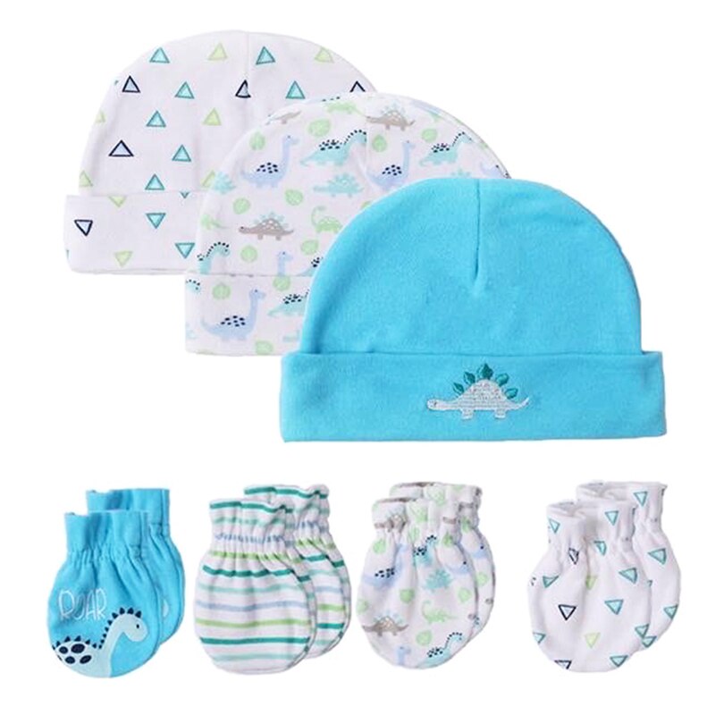 Baby Muts En Wanten Meisje Jongen Comfy Infant Cap & Handschoenen Katoen Peuter Pasgeboren Baby Accessorise Voor 0-3: green