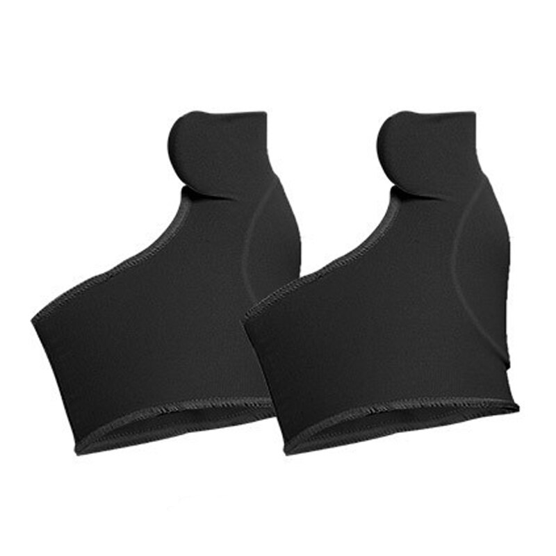 2Pcs Orthopedic Bunion Correction Pedicure Socks Hallux Valgus Corrector Braces Toes Separator Feet Care Tool SEC88: black / M