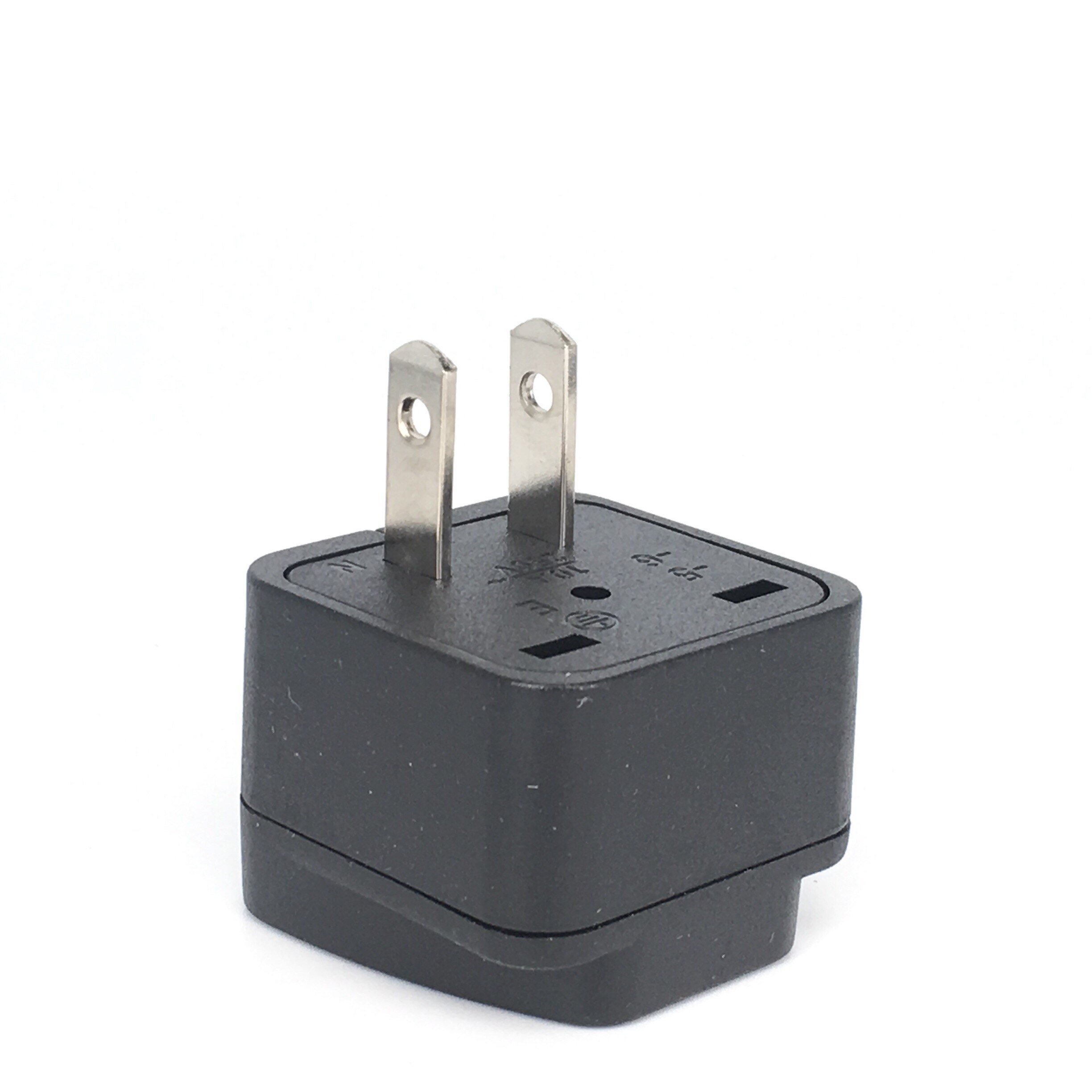 Universal German Russia AU UK Kr EU to US AC Power Socket America Plug USA Travel Charger Japan Adapter Converter Type B 10A: 2pins