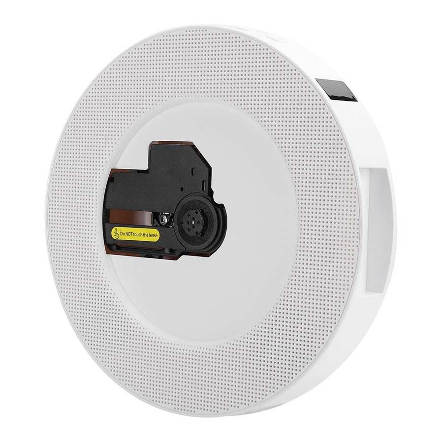 År -q100 bluetooth vægmonteret cd-afspiller musikafspiller alarm hjemmeunderstøttelse usb-hukommelseskort play us plug