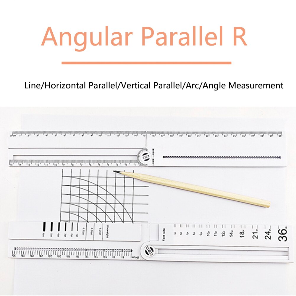 180 Degree Office Accessories DIY Measuring Tool Adjustable School Multifunction Math Geometry Portable Angle Ruler ABS Gauge