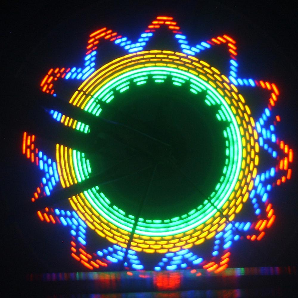 80% 32LED DIY Bicycle Light Colorful Bike Wheel Spoke Light Cycling Tire Signal Lamp Night Safety Bicycle Accessories