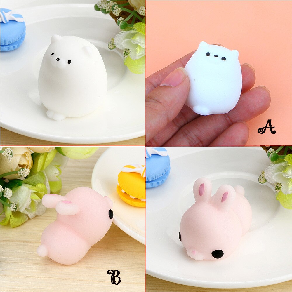 Mochi Squishy Speelgoed Mochi Kawaii Squishies Fidget Voor Feestartikelen Voor Kinderen, mini Avondmaal Leuke Dieren Stress Relief Speelgoed