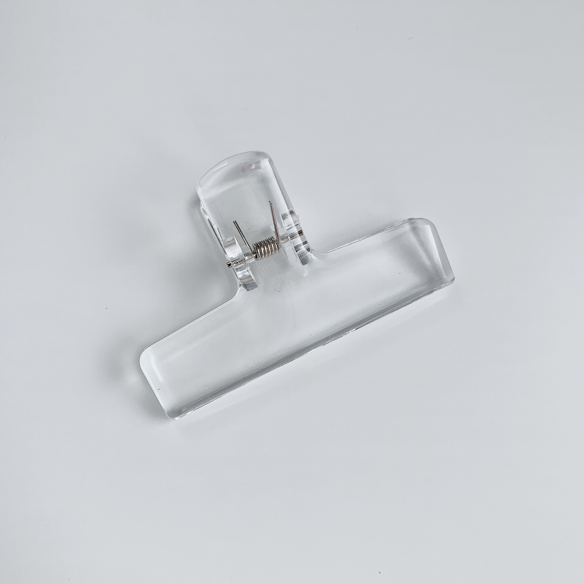 Clips de carpeta transparentes Ins, Clips de papel Kawaii, documentos de archivo, Clips para billetes, marcapáginas, soporte de página de índice, suministros de encuadernación de oficina: Blanco